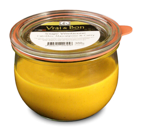 Soupe Vénitienne (Carottes, Curry & Mascarpone) - 380g
